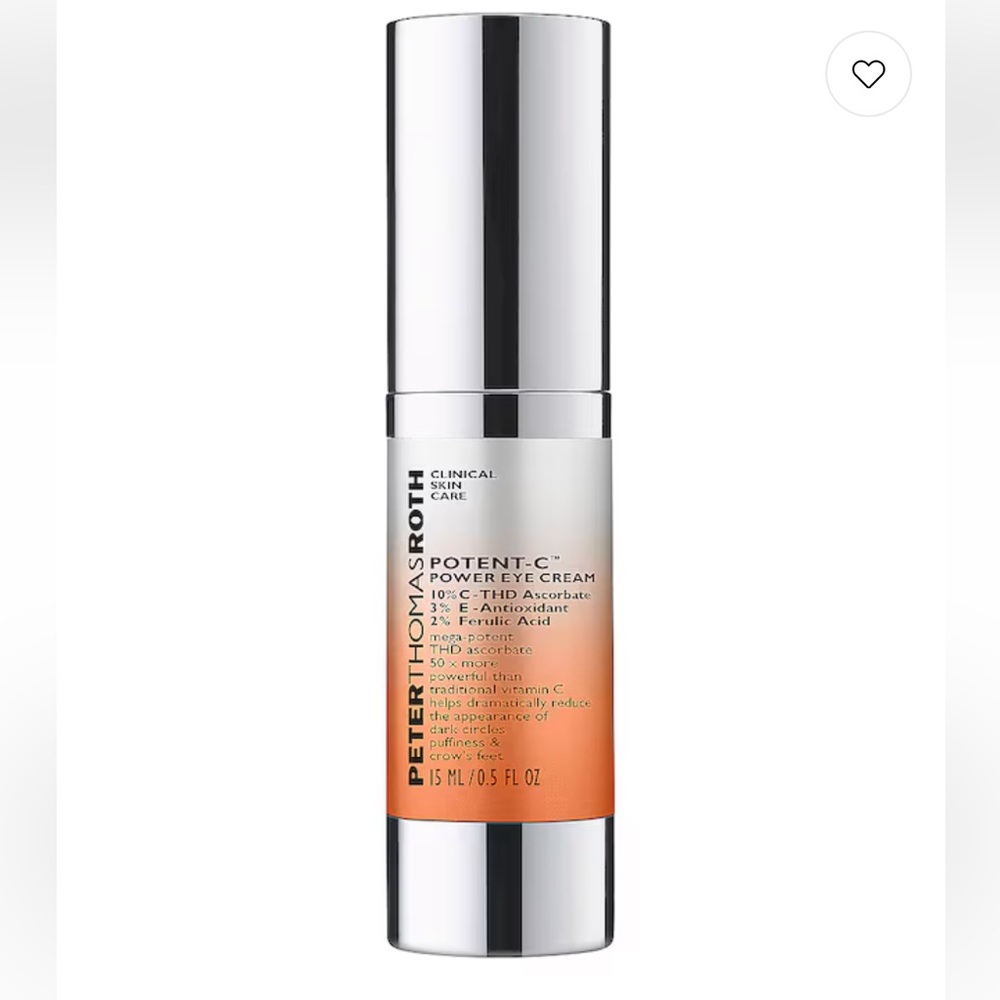 Peter Thomas Roth Potent-C Eye Cream - Silver and Orange